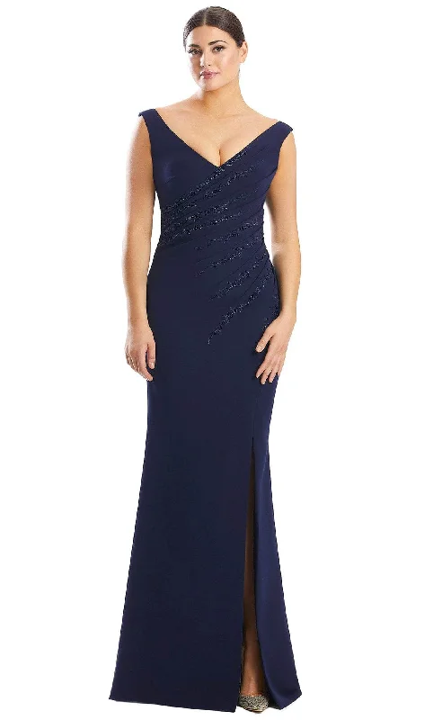 Velvet Dress Alexander by Daymor 1757S23 - V-Neck Formal Dress