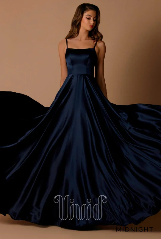 Satin Mermaid Dress Brianna Gown