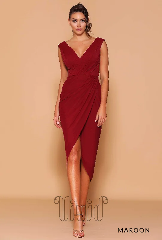 Open Back Dress Callie Mesh Midi
