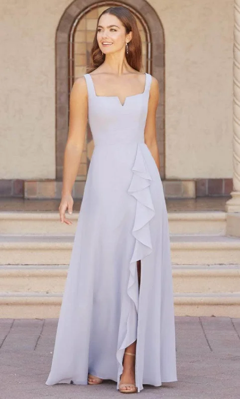 Brocade Formal Dress Christina Wu Celebration 22151 - Ruffled Chiffon Evening Dress Brocade Formal Dress Christina Wu Celebration 22151 - Ruffled Chiffon Evening Dress