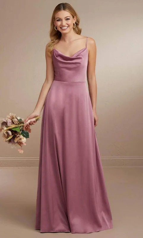 Modest Formal Dress Christina Wu Celebration 22177 - Sleeveless Cowl Neck Prom Dress