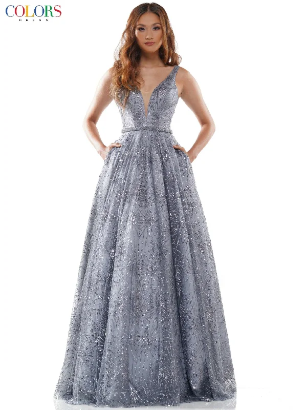 Unique Formal Dress Colors G942 Colors Sleeveless Long Evening Dress
