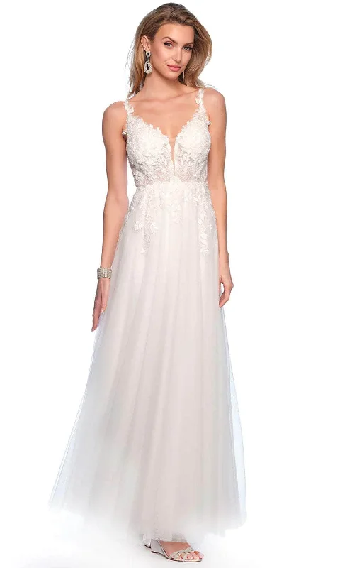 Whimsical Evening Gown Dave & Johnny Bridal 11946 - Lace Embellished Bridal Gown