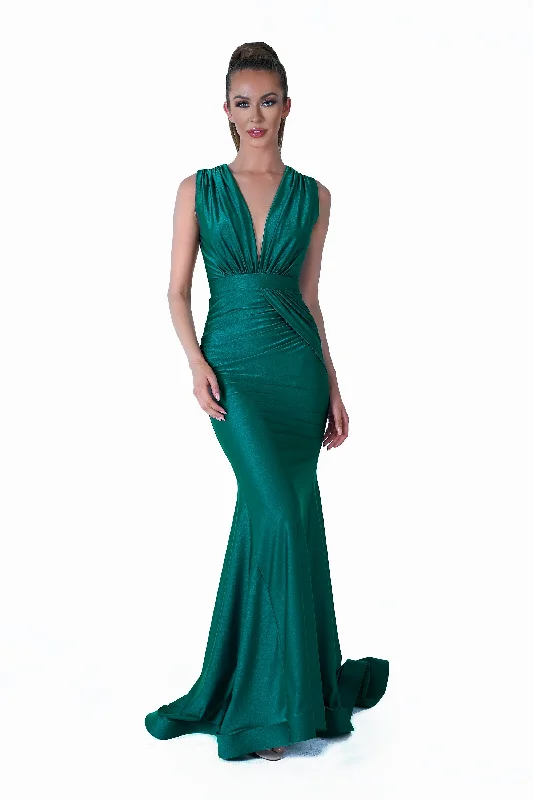 Beaded Dress Evajé 10046