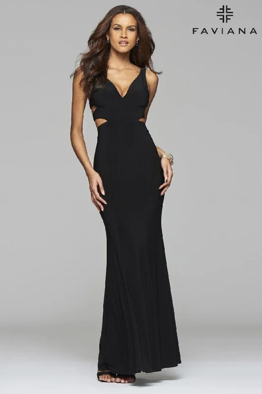 Royal Blue Dress FAVIANA 7541