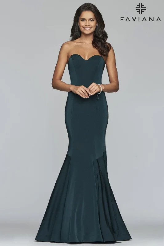 Stunning Party Dress Strapless Mermaid Dress With Sweetheart Neckline