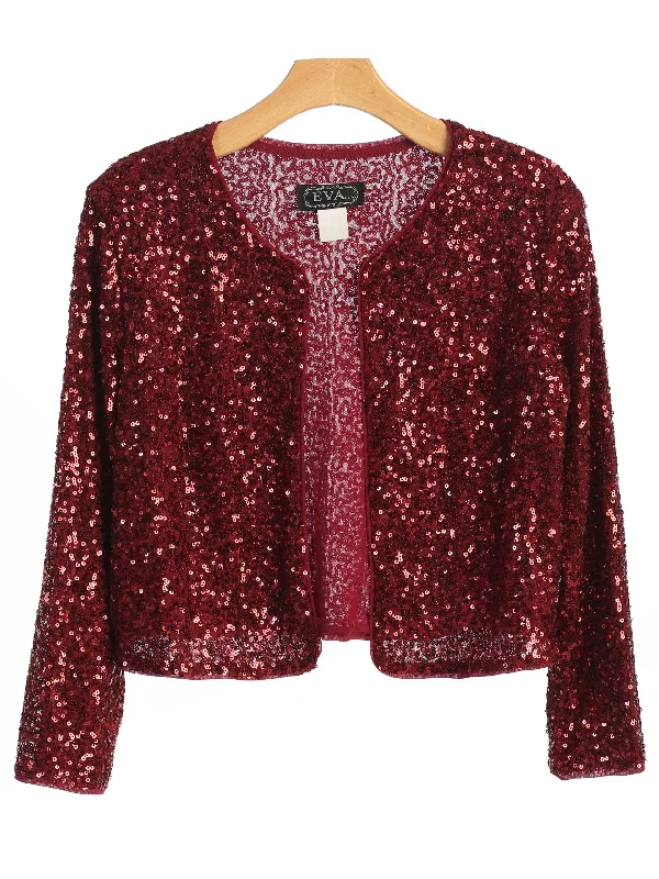 Luxury Dress Formal Sequins Bolero Evening Jacket
