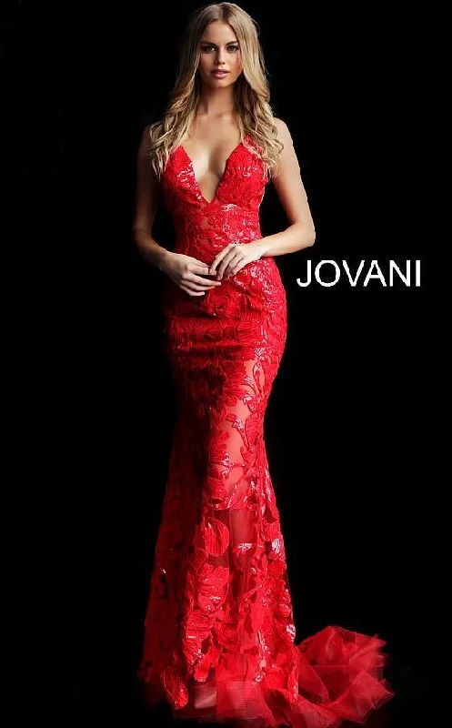 Lace Dress Jovani 60283 Prom Long Formal Sleeveless Fitted