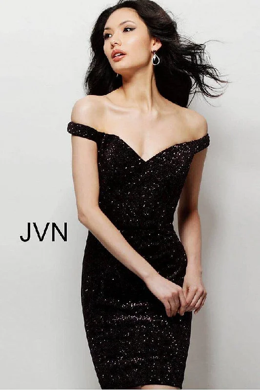 Satin Mermaid Dress Jovani 64563 Short Formal Dress