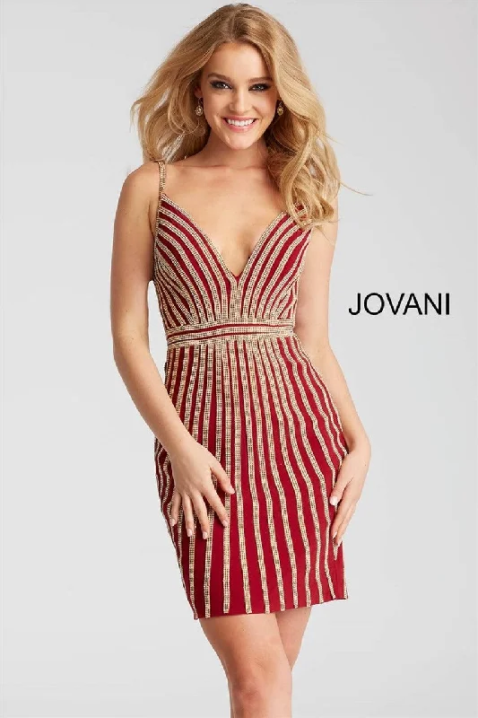 High-Low Dress Jovani 55640 Sexy Short Prom Cocktail Dress