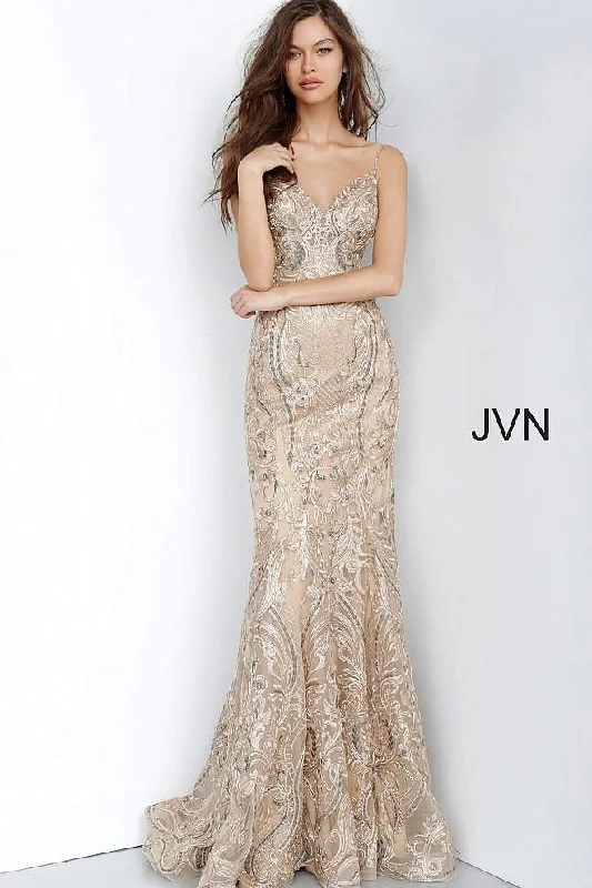 Ruched Satin Dress Jovani 00916 Evening Long Prom Dress