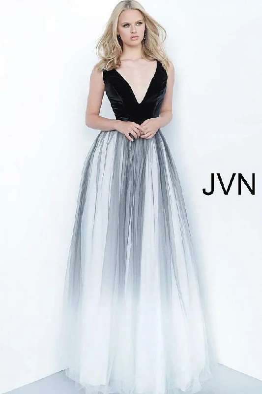 Statement Sleeve Dress Jovani 2060 Long Prom Ballgown