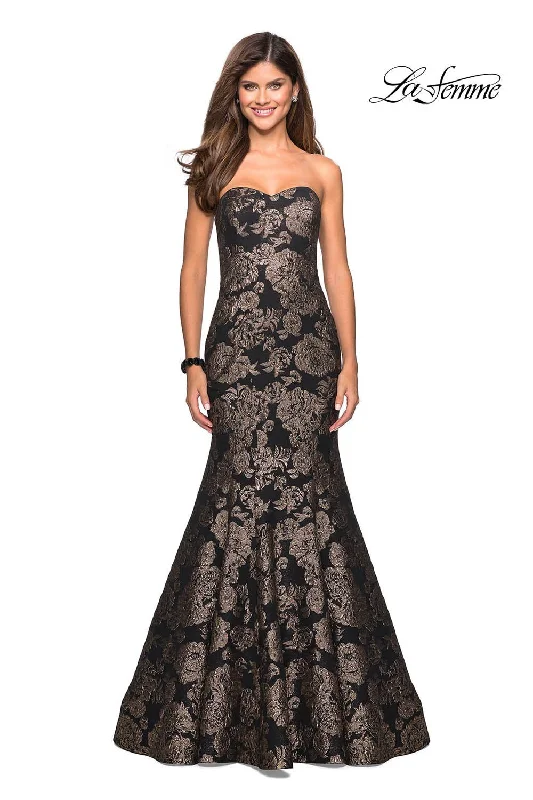 Draped Formal Dress La Femme 27286 Dress