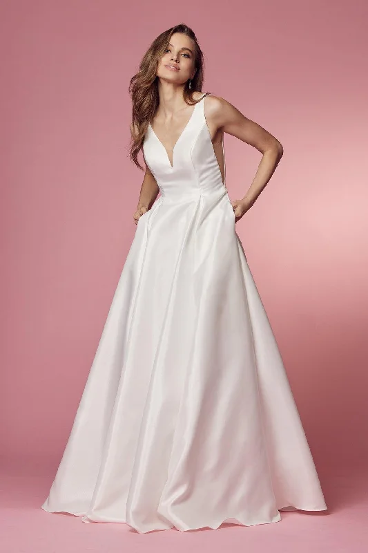 Embellished Maxi Dress Long Formal Sleeveless Wedding Dress