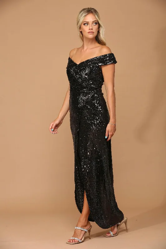 Fancy Evening Dress Long Off Shoulder Formal Evening Gown