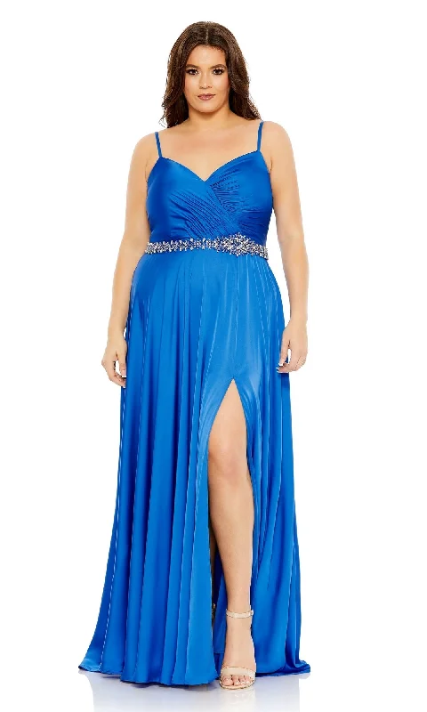 Simple Formal Dress Mac Duggal Long Plus-Size Formal Dress 49575