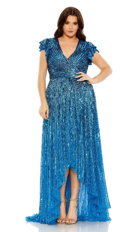 Bodycon Gown Mac Duggal Long Plus-Size Formal Dress 5355