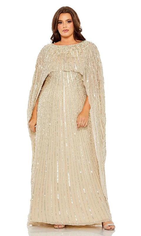 Cocktail Dress Mac Duggal Long Plus-Size Formal Dress 93993