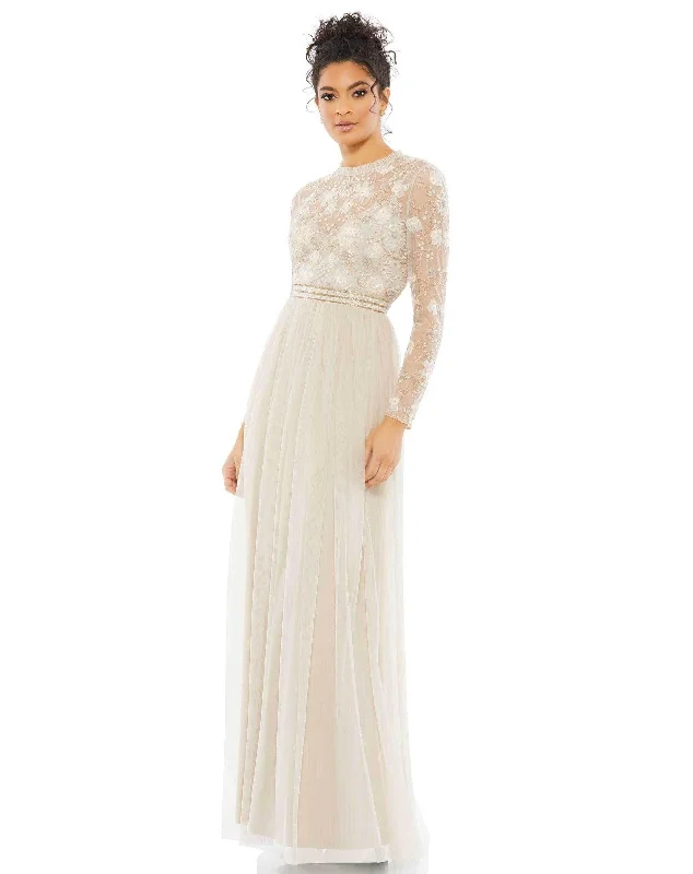 Strapless Gown Mac Duggal 9132 Long Mother of the Bride Dress
