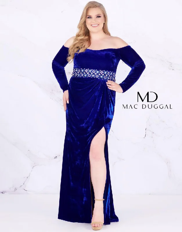 Evening Gown Mac Duggal Prom Long Dress Plus Size