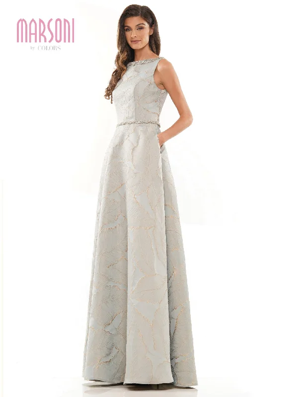 Sequin Gown Marsoni Long Sleeveless Formal Dress 1224