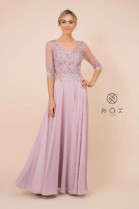 One-Shoulder Gown Long Gown With Applique Bodice Formal Dress