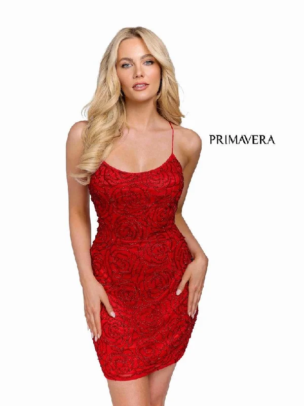Draped Gown Primavera Couture Homecoming Prom Short Dress 3558