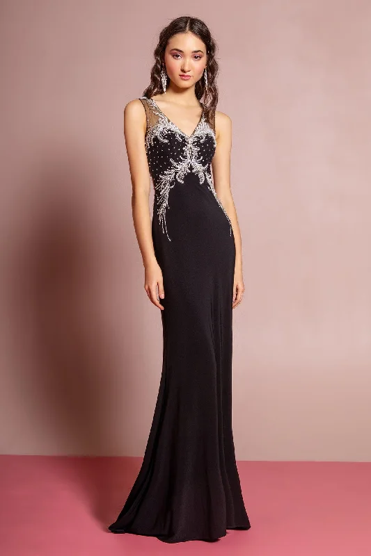 Off-Shoulder Gown Prom Long Sleeveless Dress Evening Gown Sale