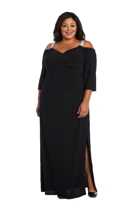 Tulle Skirt Dress R&M Richards 5659W Plus Size Formal Long Dress Sale