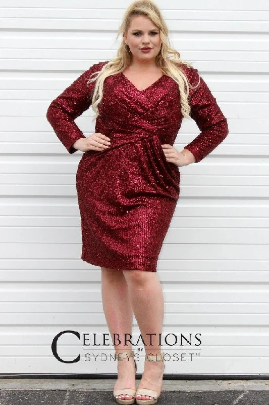Party Dress Sydneys Closet Short Glitter Party Dress