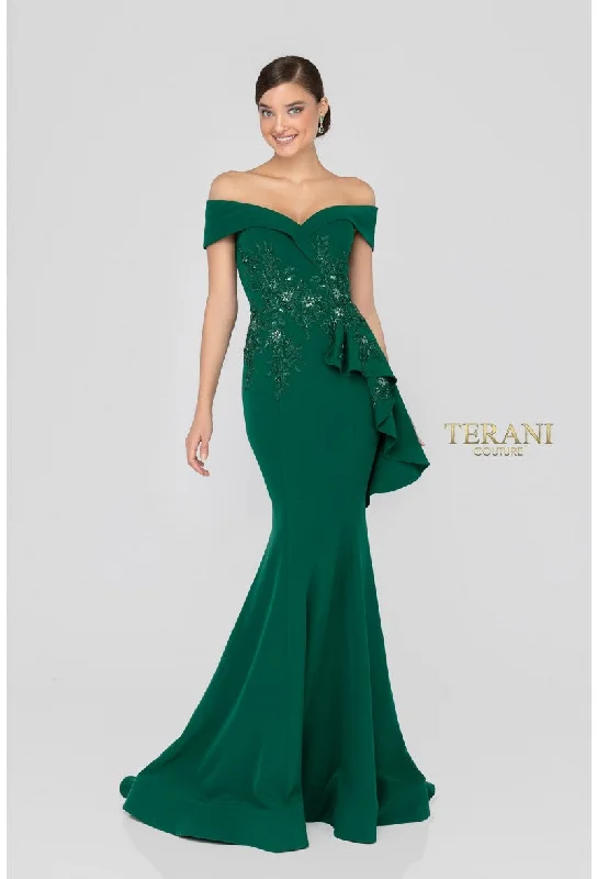 Romantic Evening Gown TERANI COUTURE 1911M9339 Dress