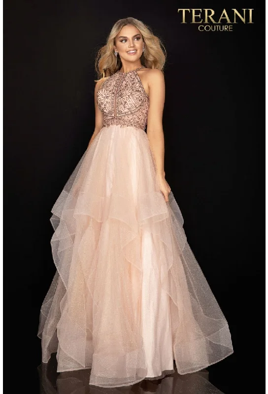 Formal Red Dress TERANI COUTURE 2011P1217 Dress