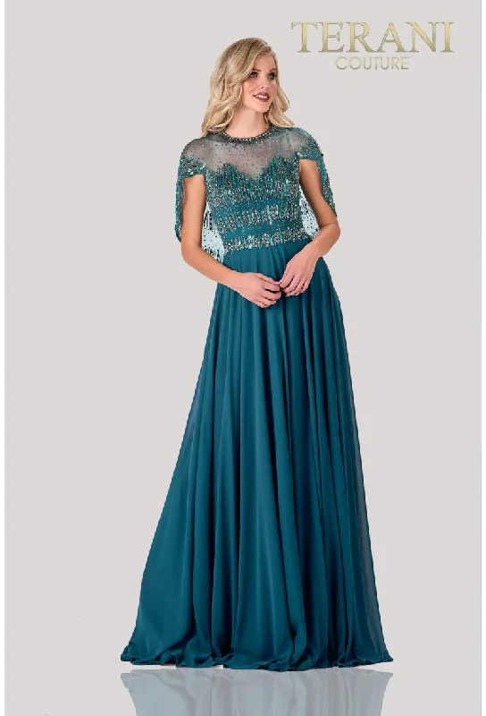 Minimalist Gown TERANI COUTURE 2111M5295 Dress