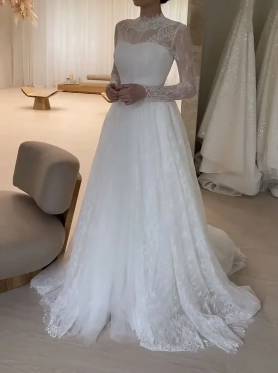 Elegant Wedding Gown A Line Party Gown for Women Wedding Dress   fg4643