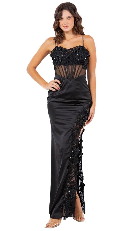 Classic Evening Dress Cinderella Couture 8085J - Embroidered Sleeveless Prom Dress