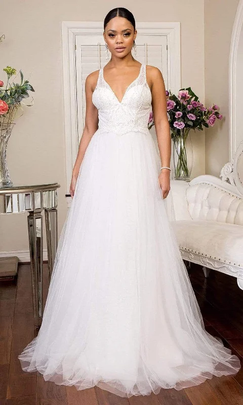 Drape Sleeve Dress Elizabeth K Bridal GL1901