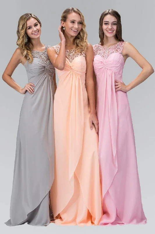 Long Sleeve Dress Empire Line Prom Long Dress Sale