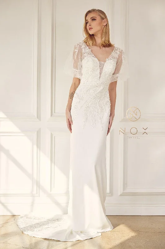Mermaid Gown Formal Long Wedding Gown