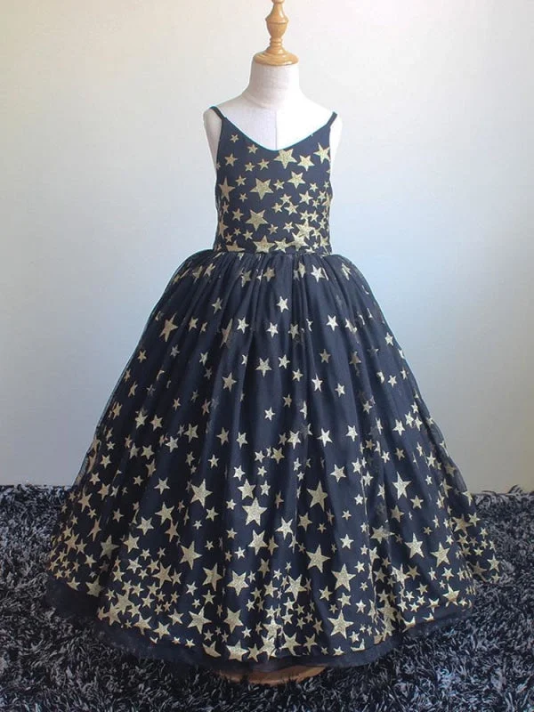 Lavish Evening Gown Flower Girl Dresses Jewel Neck Sleeveless Formal Kids Pageant Dresses