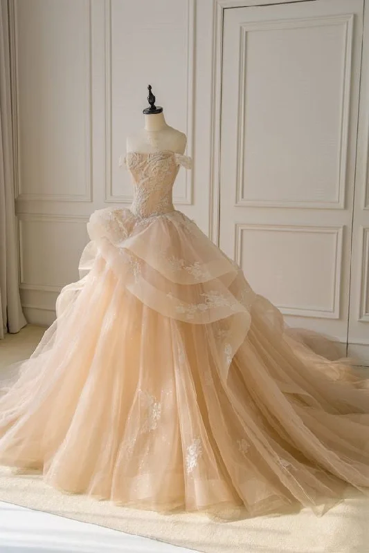 Sparkly Dress Gorgeous Champagne Appliques Quinceanera Dresses Wedding Dress fg2598 Sparkly Dress Gorgeous Champagne Appliques Quinceanera Dresses Wedding Dress fg2598