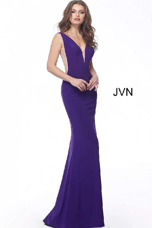 Floor-Sweeping Gown Jovani 67096 Long Formal Prom Dress