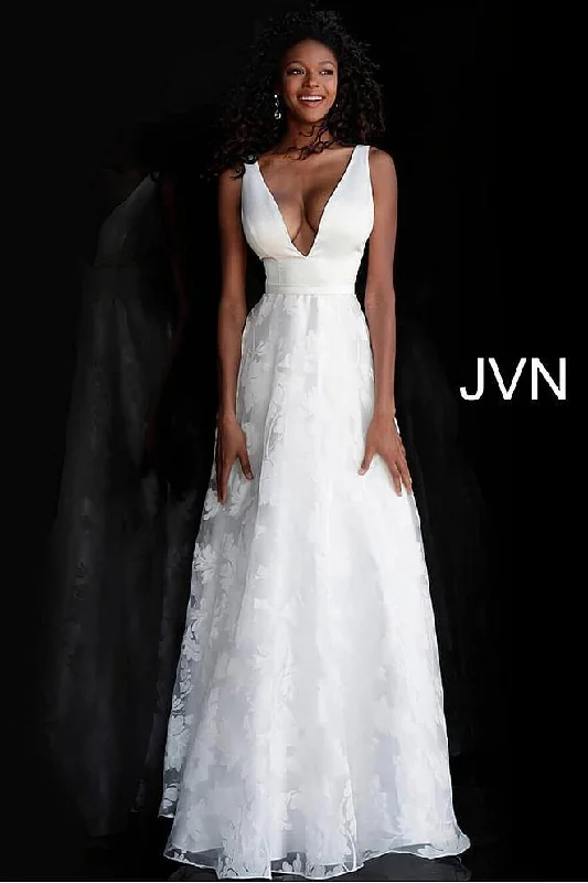 Ball Gown Jovani 67274 Long Wedding Dress
