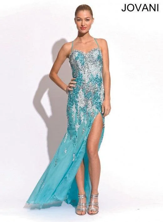 Lush Satin Gown Jovani Prom Long Prom Dress Sale