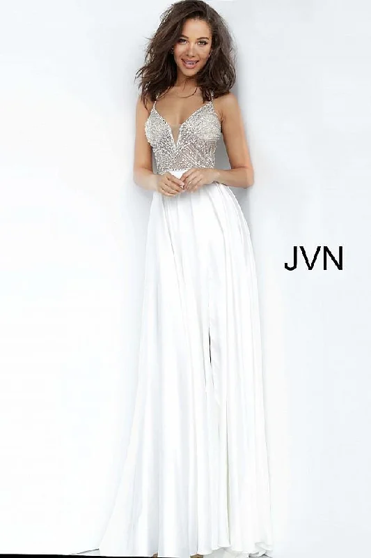 Floral Gown Jovani 4405 Sexy Prom Long Gown