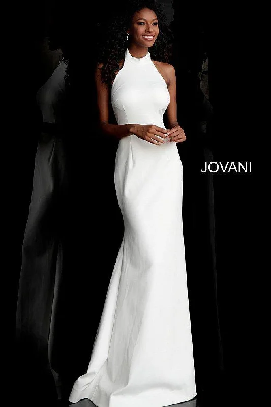 Red Carpet Dress Jovani 67661 Long Wedding Dress