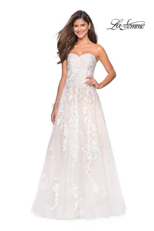 Vintage Lace Dress La Femme 27269 Dress