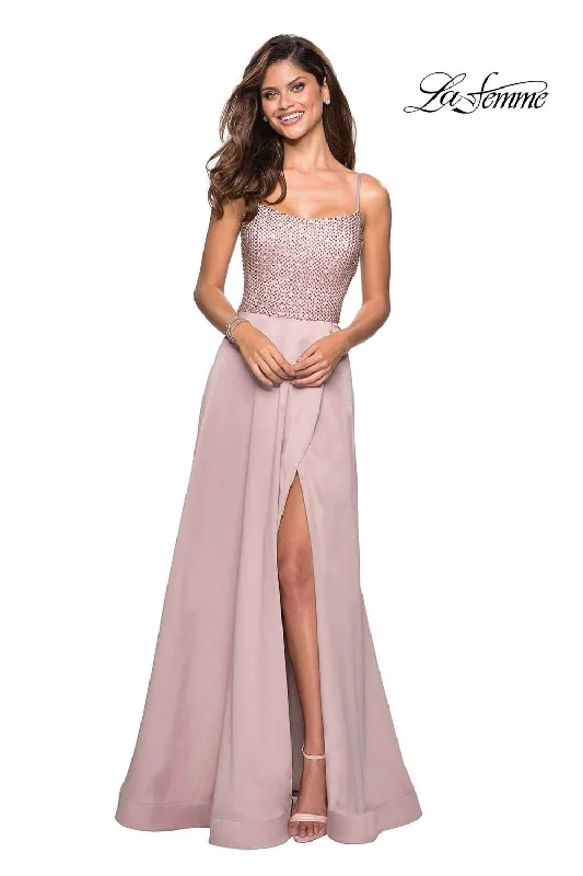 Rose Gold Dress La Femme 27293 Dress
