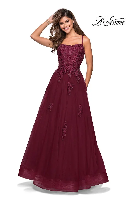 Full Skirt Dress La Femme 27441 Dress