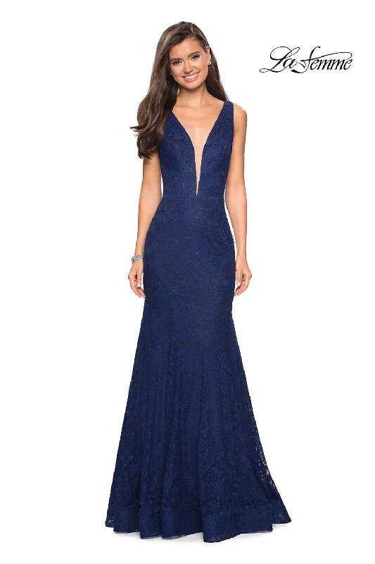 Bow Detail Dress La Femme 27464 Dress