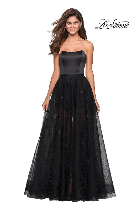 Fit And Flare Dress La Femme 27522 Dress